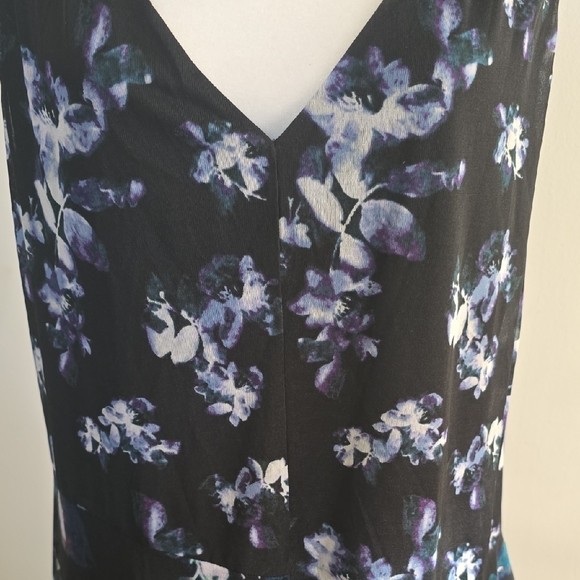 Simply Vera Vera Wang Midnight Floral Midi Dress - Picture 6 of 9